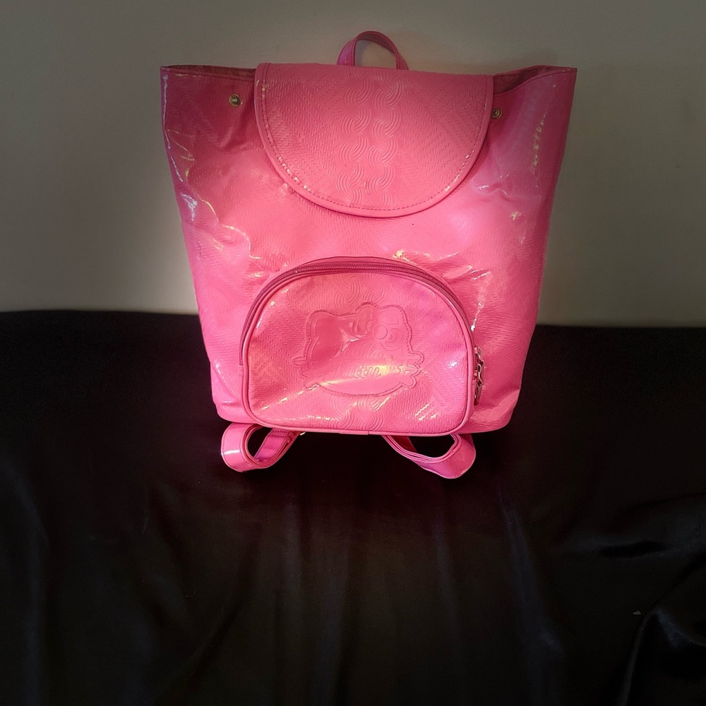 Hello Kitty Shiny Pink Backpack